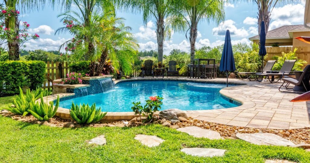 Swimming Pool In Yard