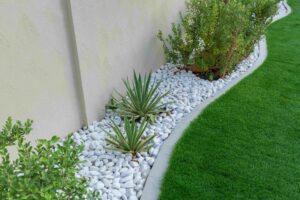 Landscaping in the villa