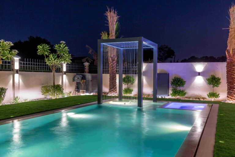 The villa Pergola construction