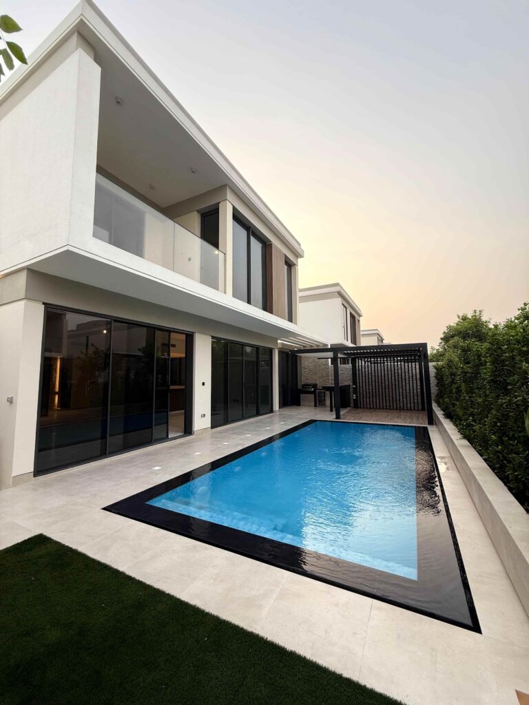 Pool construction tilal al ghaf