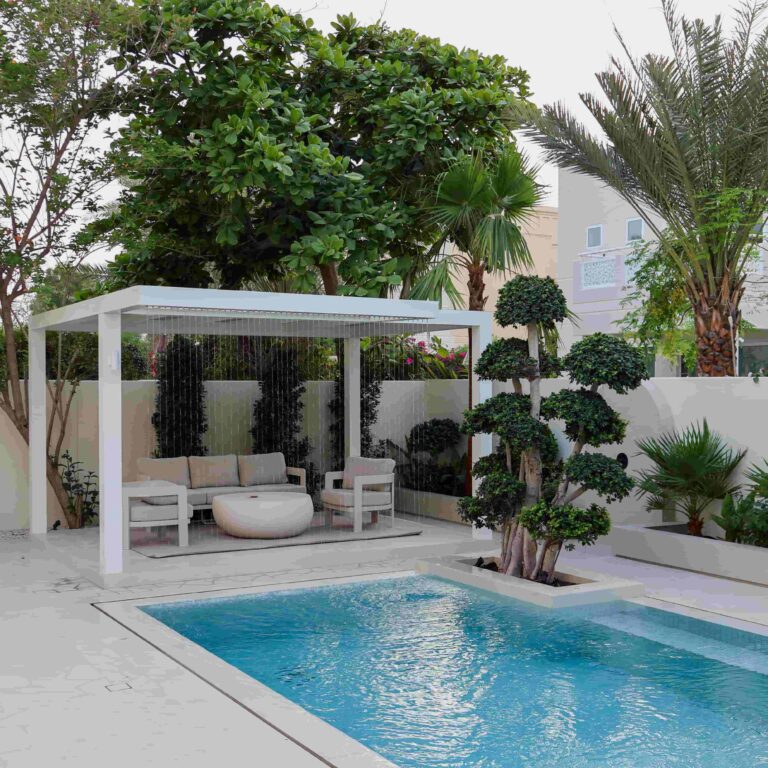 Aluminium Pergola construction in the meadows 9