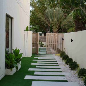landscaping construction in meadows dubai