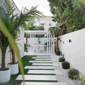 landscaping project in meadows 9
