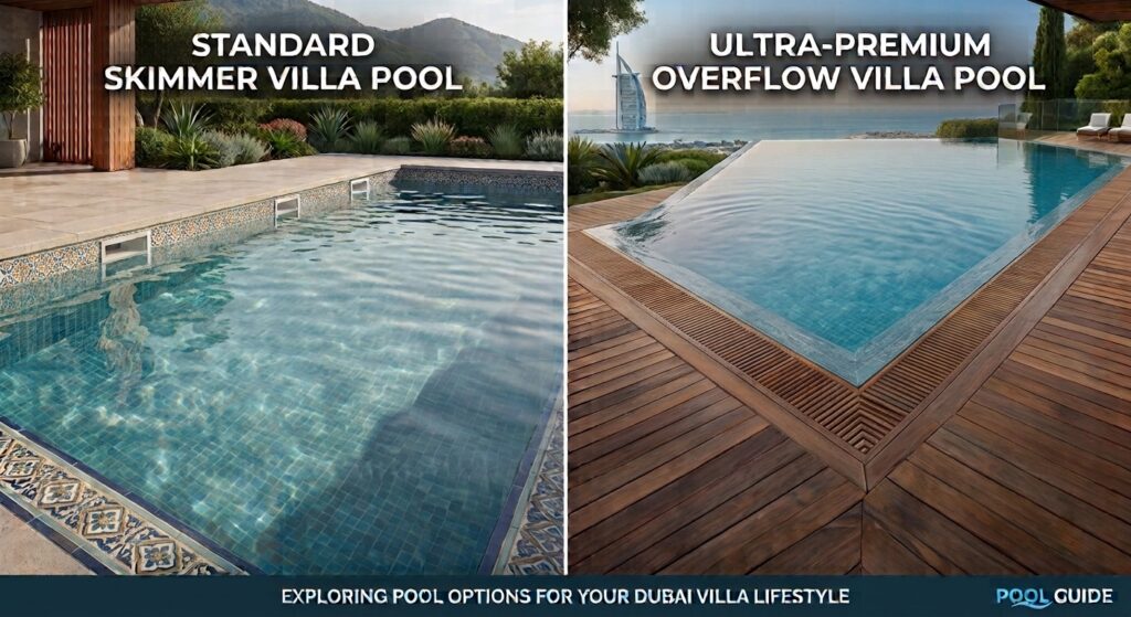Skimmer Pools vs Overflow Pools